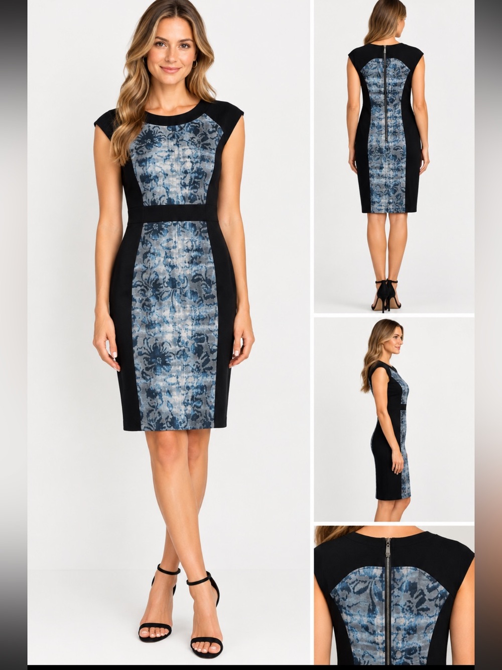 Isda & Co NWT Aomori Sheath Dress Indigo-Medium